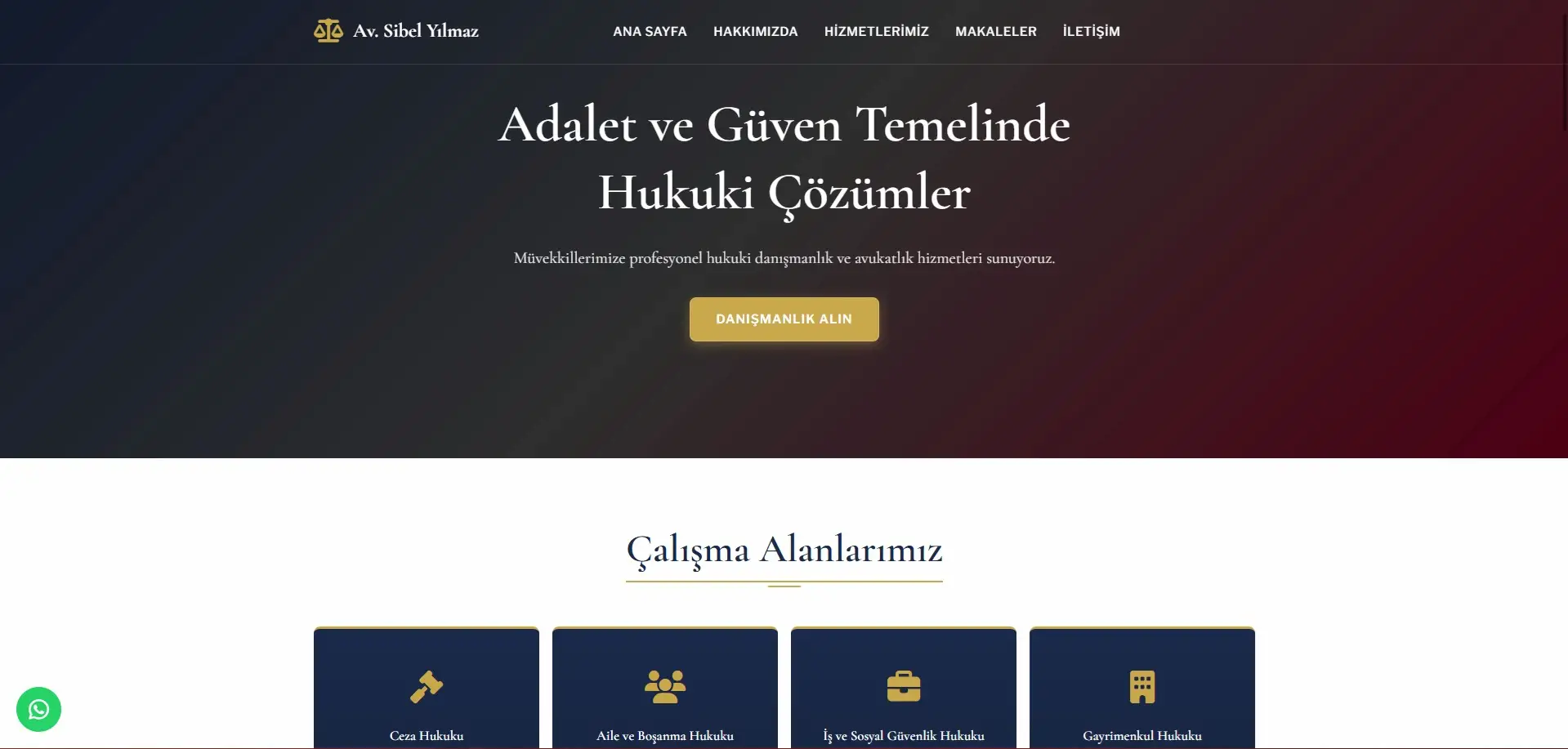 Hukuk Bürosu Web Sitesi
